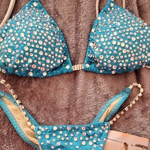 Ravish Sands competition bikini full swarovski